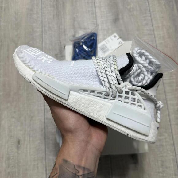 Adidas x NMD HU Human Race Pharrell Williams GY0092 Core White Size 4 Men main image 7